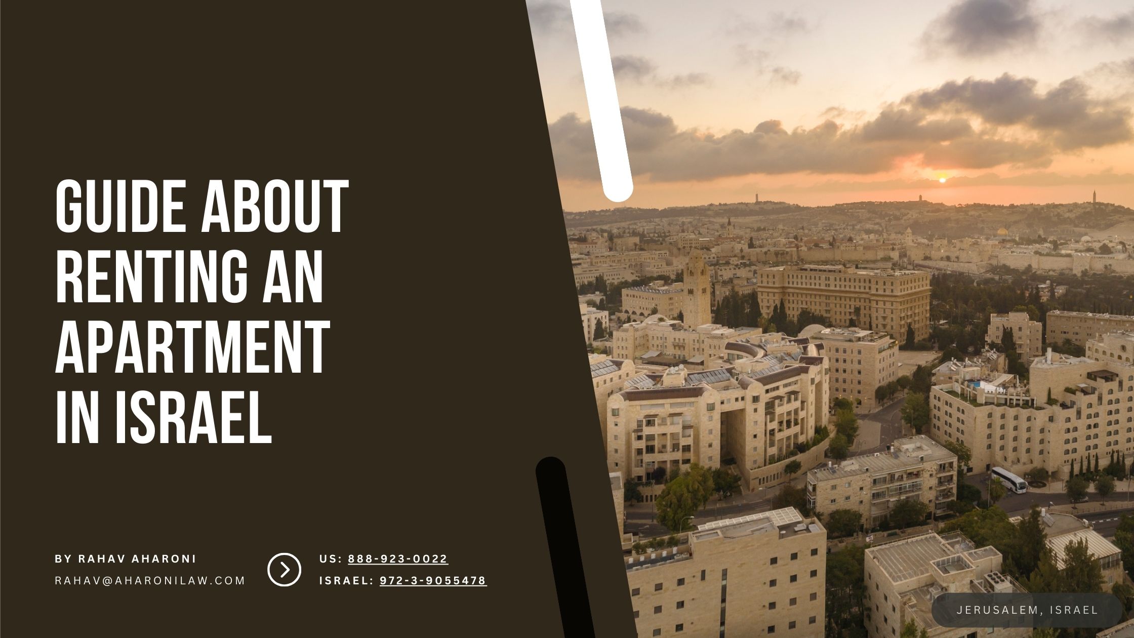 Israeli Guide About Renting an Apartment in Israel