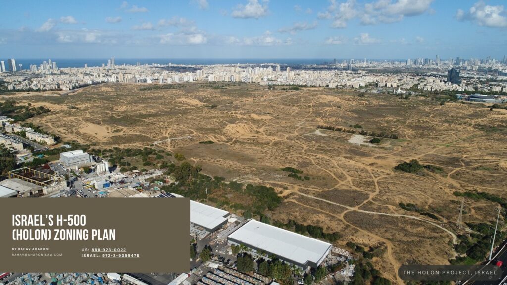 Israel’s H-500 (Holon) Zoning Plan