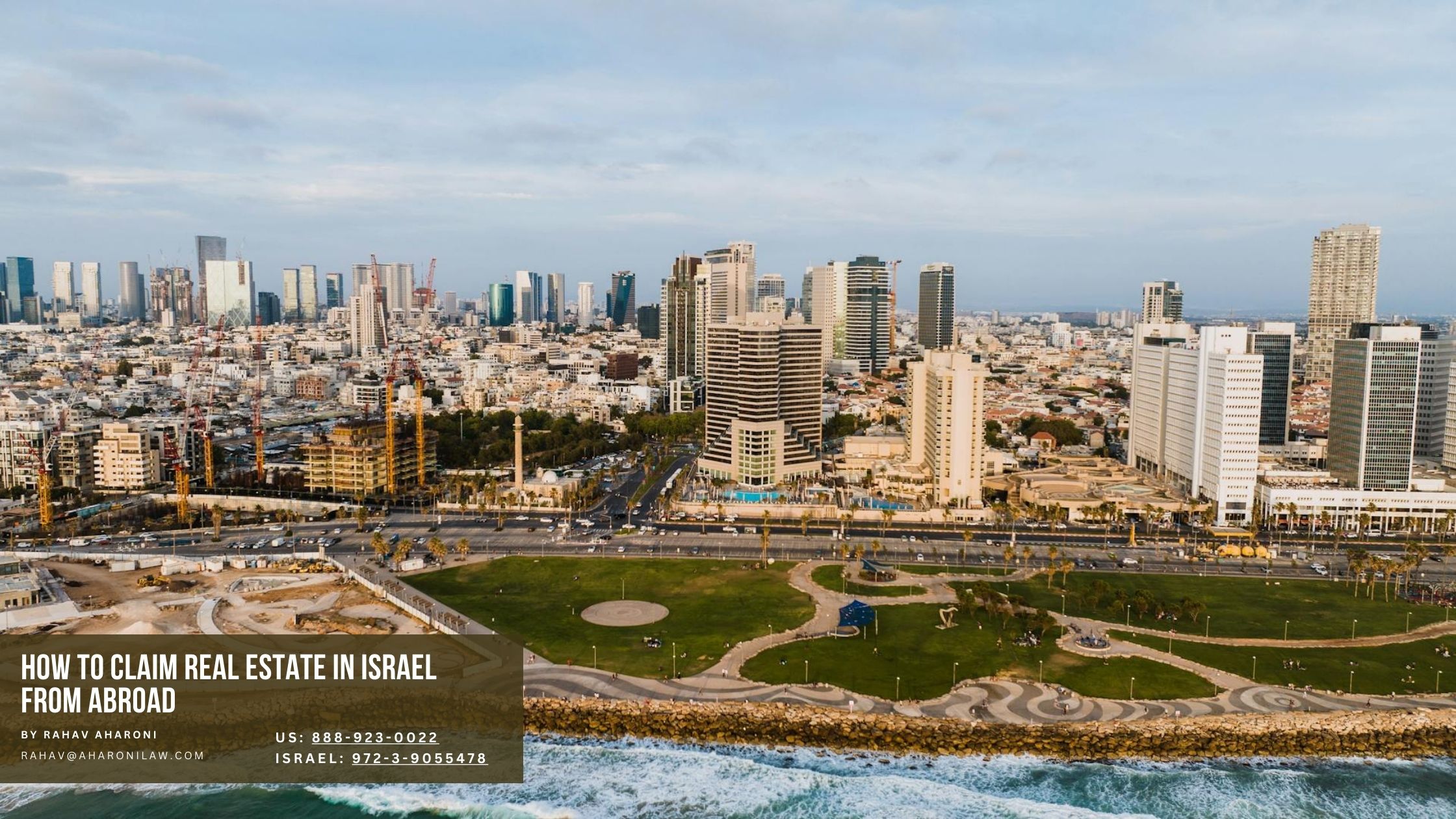 How to Claim Real Estate in Israel From Abroad