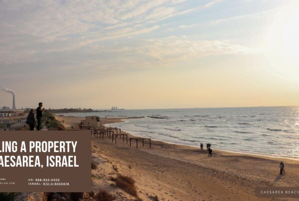 Selling a Property in the Desirable Israeli Town of Caesarea