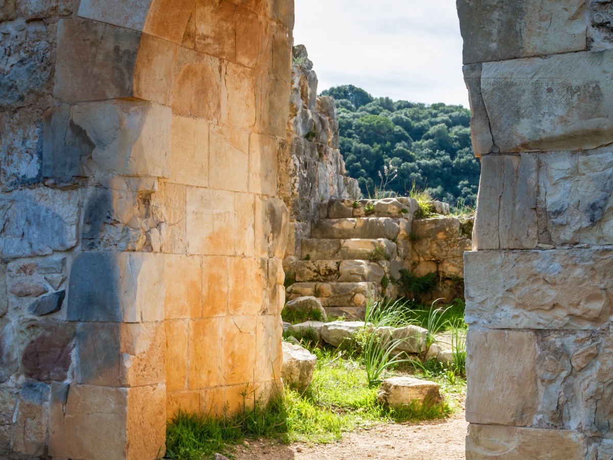 Montfort Castle in Upper Galilee Israel